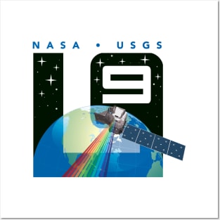 USGS Landsat 9 Logo Posters and Art